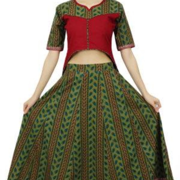 Authentic Indian Skirt Set  XL  NWOT NEW - Picture 1 of 7